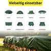 Iropro 140g/m² Abdeckplane Wasserdicht 2x2m Grün/Silber mit Produktbild-Vorschau 7