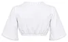 Dirndlbluse dirndel bluse Trachtenbluse Weiß Trachtenmode, Produktbild-Vorschau 4