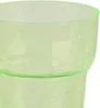 A close-up view of a green glass vase with a crackle and spiderweb texture. Náhled obrázku produktu
