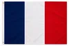 Bandiera Francia 90 x 150 cm con 2 occhielli 100g/m² peso Anteprima dell’immagine prodotto 2