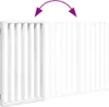 vidaXL Skládací plot pro psy 3 panely bílý 150 cm topolové Náhled obrázku produktu 6