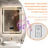 Vrygle LED Badspiegel mit Bluetooth Lautsprecher 90x70 cm: Produktbild-Vorschau 12