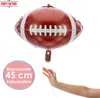 Folienballon American Football Shape braun-weiß 69 x 62 cm Produktbild-Vorschau 4