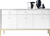 MIRJAN24 Kommode Mono Gold MKSZ154 Sideboard mit 3 Türen Produktbild-Vorschau 1
