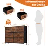 Sweetcrispy Kommode mit Schubladen kommoden&Sideboards für Produktbild-Vorschau 3