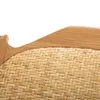 KRZESŁO DREWNIANE BUKOWE Isak naturalne ZDOBIONE RATTANEM Podgląd zdjęcia produktu 4