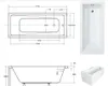 Aqua For You | Badewanne - Besco Modern - Acryl - 180 x 80 Produktbild-Vorschau 3