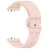 A pink silicone watch strap is shown against a white background. Produktbild-Vorschau