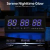 Horloge murale numérique LED - Affiche l'heure, la date et Voir les images du produit 8