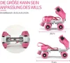 Kinder Quad Skates Verstellbar, Rollschuhe 16–21 cm, Produktbild-Vorschau 3