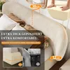 Cama tapizada Flieks de 160x200 cm con cabecero, cama doble Vista previa de la imagen del producto 5