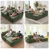 GLP Modulares Ecksofa 256 cm aus Cord, 4-Sitzer mit Produktbild-Vorschau 4