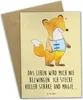 Mr. & Mrs. Panda Klappkarte Fuchs Orthopädisches Korsett - Produktbild-Vorschau 1