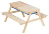 Relaxdays kinderspeelset, hout, 2-in-1: speeltafel en Productafbeelding-voorbeeld 9