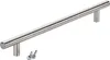 Möbelgriff G17 Ø12mm BA 192mm Edelstahl gebürstet Produktbild-Vorschau 1