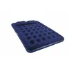 A navy blue inflatable mattress with two built-in pillows is shown from a slightly elevated side angle on a white background. Anteprima dell’immagine prodotto