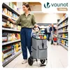 VOUNOT® Nákupní vozík s dvěma kolečky, skládací, s Náhled obrázku produktu 2