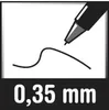 Roller à encre liquide Pentel Energel BL77, brun Voir les images du produit 10
