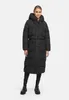 Navahoo Damen Winterjacke Steppmantel lang warm mit Gürtel Produktbild-Vorschau 7