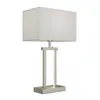Lindby Tischleuchte Sigurd, weiß, Stoff, Höhe 54cm, E27 Produktbild-Vorschau 1