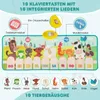 COSTWAY hudební podložka pro děti, klavírní podložka s 10 Náhled obrázku produktu 5