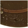 Scippis knautschbarer Outdoorhut mit Kinnband aus 100% Wolle in braun Produktbild-Vorschau