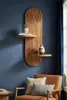 Skye Decor, Wandregal aus 100% MDF, Eiche, 26 x 35 x 13 cm Produktbild-Vorschau 3