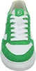 A front view of a green and white sneaker. Produktbild-Vorschau
