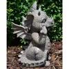 Gartendrache schneidet Grimasse Drache Figur Gargoyle Produktbild-Vorschau 3