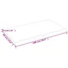 Waschtischplatte Hellbraun 100x60x(2-4) cm Massivholz Produktbild-Vorschau 8