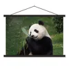 MuchoWow® Textilposter Pandabär - Wilde Tiere - Blätter Produktbild-Vorschau 1