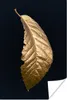 MuchoWow® Poster Blätter - Luxus - Gold - Schwarz - Natur Produktbild-Vorschau 1