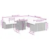 Modulares Garten-Sofaset, 11-teilig, mit verstellbarem Produktbild-Vorschau 3