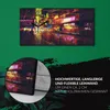 Leinwand Uhr Küche Wohnzimmer Bild 60x30 Stadt Straße Produktbild-Vorschau 5