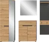 Garderobe Set 4-teilig "Cooper" in Artisan Eiche und grau Produktbild-Vorschau 8