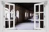 Wallario Wandbild mit Fenster-Illusion: Altes Bauwerk - Produktbild-Vorschau 1