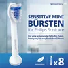 8 kusů demirdental Mini Sensitive nástavců pro Philips Náhled obrázku produktu 2