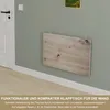 Skládací stůl na stěnu Stolová deska 80x50 cm z dubového Náhled obrázku produktu 3
