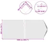 vidaXL Maschendrahtzaun Grün 2 x 10 m Stahl Produktbild-Vorschau 8
