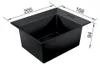 BLANCO 229342, Aufbewahrungsbox, Schwarz, Rechteckig, Produktbild-Vorschau 2