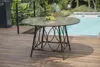 Garten Tisch Ushuaia Durchmesser 125cm aus braunem Produktbild-Vorschau 4