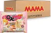 A box of Mama instant noodles and a single packet of Mama Oriental Kitchen Carbonara Bacon flavour noodles. Produktbild-Vorschau