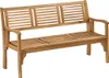 Dehner Klappbank Douglas, 3-Sitzer Gartenbank, 150 x 62 x Produktbild-Vorschau 1