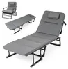 Chaise longue pliable COSTWAY, chaise longue de jardin 3 en Voir les images du produit 1