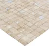 Teppich recyceltes Leder Schachbrett weiß 120x170 Produktbild-Vorschau 3
