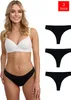 Tazzio Damen String 3er-Pack F933 (Schwarz, M) Produktbild-Vorschau 1