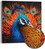 DEQORI Hybrid Leinwand Bild 30x30 cm 'Majestätischer Produktbild-Vorschau 1