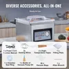 VEVOR Kammer-Vakuumierer 320 W Vakuumiergerät für feuchte Produktbild-Vorschau 5