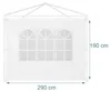 Relaxdays gazebo pannelli laterali set di 2 3 x 3 m gazebo Anteprima dell’immagine prodotto 4