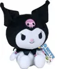 A plush toy of the character Kuromi from Sanrio, sitting and facing forward. Anteprima dell’immagine prodotto